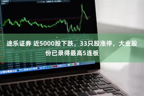 途乐证券 近5000股下跌,33只股涨停,大业股份已录得最高5连板