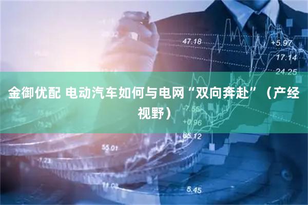 金御优配 电动汽车如何与电网“双向奔赴”（产经视野）